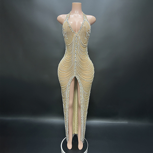 Mới lạ Y2758-L xu hướng sản phẩm <span class=keywords><strong>2025</strong></span> New arrivals tua Chic quyến rũ buổi tối ăn mặc sinh nhật Dresses Phụ nữ sexy thạch - Product Image 1