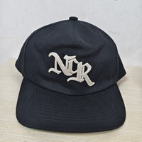 Gorra de Béisbol Personalizada con Bordado 3D de Cadena, 5 Paneles, Estilo Hip Hop, Sin Estructura, con Visera Verde