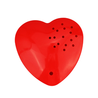 Mini Grabadora de Voz de Plástico ABS con Botón Grande en Forma de Corazón, Módulo de Sonido de Oso de Peluche para Juguetes de Peluche