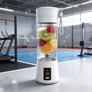 Procesador de Alimentos para Bebés 5 en 1, Resistente, Libre de BPA, 400 ml, Exprimidor, Licuadora, Picadora, Alimentación por USB/Batería, 1 Velocidad, Modo Turbo, Bajo Ruido, para Automóvil - Product Image 2