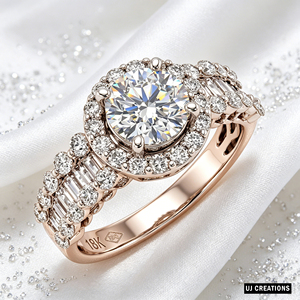 Custom S925|10K|14K|18K Solid Gold 2ct Lab Grown Diamond Romantic IGI Certified Wedding <b>Ring</b> VVS-VS Quality Brilliant Cut Party - Product Image 3