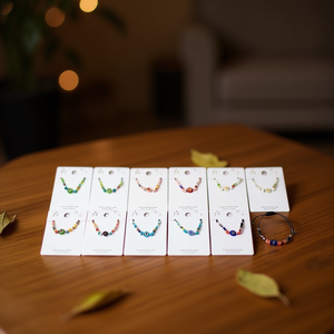 Colorful Corn Bead <b>Bracelet</b> Stainless Steel Handmade Fashion Jewelry 12Pcs <b>Set</b> - Product Image 3