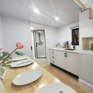 Petite Maison <span class=keywords><strong>de</strong></span> Luxe sur Roues avec Cuisine et <span class=keywords><strong>Salle</strong></span> <span class=keywords><strong>de</strong></span> <span class=keywords><strong>Bain</strong></span> | 19L'x10W 'Portable Home - Product Image 6