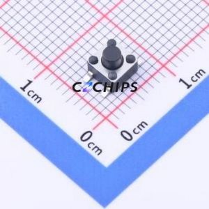 YTS-C015-1E Tactile Switch SMD-4P,4.5x4.5mm Switch Single Pole Single Throw Round Button 1.6N Vertical Mount - Product Image 1
