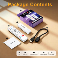 HS89 T15 Android TV Stick RK3539 Compatible con Wifi6 Dual Personalizado, BT5.4, Control Remoto por Voz Inteligente, Decodificador de Video 4K para Venta al Por Mayor
