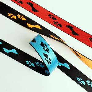 Laisse Jacquard pour chien en Polyester