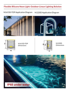 N1615D Custom 12V LED <span class=keywords><strong>Neon</strong></span> Flexible Strip Light Ice Cream <span class=keywords><strong>Neon</strong></span> Lights para espacios comerciales de paisaje - Product Image 6