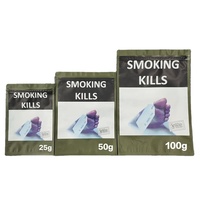 Bolsa de Plástico para Tabaco de Liar con Cierre, 25g 30g 50g 100g, para Almacenamiento y Enrollado de Tabaco
