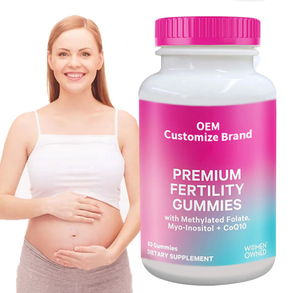 Gomitas de Probióticos de Marca Privada para el Apoyo a la Fertilidad, Suplementos Vitamínicos Prenatales, Multivitaminas, Gomitas para la Fertilidad, Gomitas para Mujeres - Product Image 1