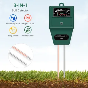 Moniteur hydroponique 20x 3 en 1, lumière solaire, testeur d'humidité du sol, de plante, de jardin, hydratante, PH