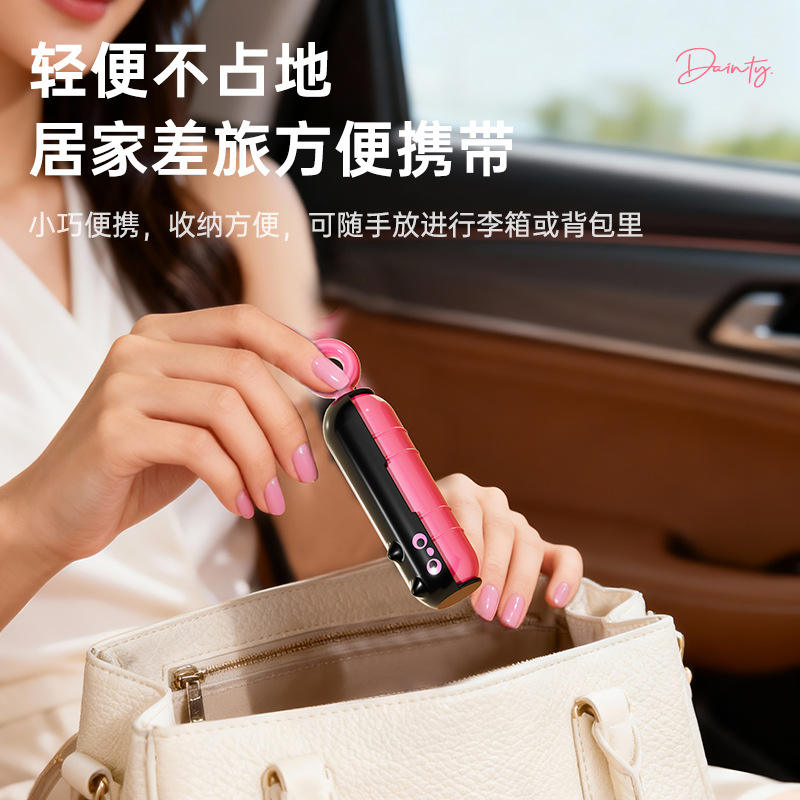 Rouleau anti-peluches pour chat [2-en-1 blanc et rouge]