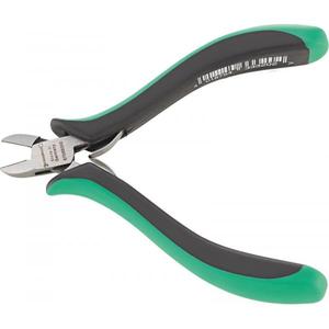 STAHLWILLE - 67086000 <b>Mini</b> electronic diagonal cutter with 2K handles - EAN 4018754333202 ELECTRONICS <b>PLIERS</b> AND CUTTERS - Product Image 1