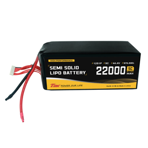 Batería LiPo Semisólida de 300Wh/kg, 44.4V 22000mAh, 12S 5C, Alta Densidad, para Drones Industriales UAV de Larga Duración, -40C - Product Image 4