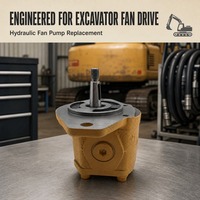 Pompe hydraulique à engrenages pour ventilateur, référence 194-8384 283-5992, pour excavatrice CAT 330C
