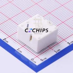 KS5B6160Q-A Push Button Switch Through hole Component (THT) Switch Single Pole Single Throw Square Button Through Hole Green - Product Image 2