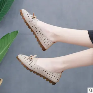 2020 New fancy scarpe delle signore di bowknot della signora della donna di modo pattini piani casuali