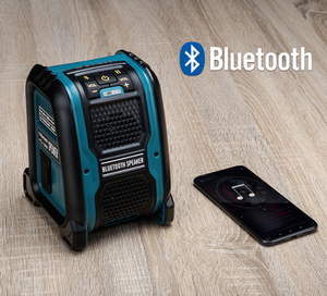 วิทยุไซต์งานแบบพกพา 20V แบตเตอรี่ลิเธียมไอออน ไร้สาย บลูทูธ ลำโพงไร้สาย สำหรับงานก่อสร้าง - Product Image 3