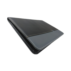 Tùy chỉnh PU da <span class=keywords><strong>A5</strong></span> Kích thước máy tính xách tay danh mục đầu tư với dây kéo chất kết dính 4 vòng thư mục tập tin cho các tài liệu bìa cứng phong cách biểu tượng tùy chỉnh - Product Image 5