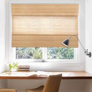 Nuansa Romawi bambu nirkabel, perawatan jendela privasi, tirai bambu gulung ke atas untuk jendela - Product Image 2