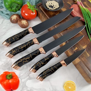 New Design 6-Piece Kitchen Chef <b>Knife</b> Peeler Utility <b>Knife</b> Kitchen <b>Knives</b> <b>Set</b> With Plastic Handle - Product Image 2
