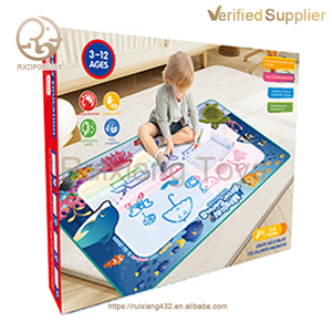Livre d'images aquarelle peinture colorée jouets d'écriture 44*32CM tapis de dessin <span class=keywords><strong>à</strong></span> l'eau Style dinosaure numérique - Product Image 6