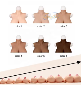 Longtai男女用おもちゃ,半体シリコーン人工乳房リアル胸CDクロスドレッシング - Product Image 4