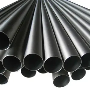 Fabricante de China tubería de acero al carbono 4,5mm 4,75mm ERW soldadura y tubería de acero negro sin costura