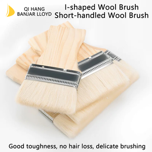 Pinceau à peinture murale en bois de haute qualité avec manche en queue de castor, 2 à 5 pouces, personnalisable OEM/ODM - Product Image 4