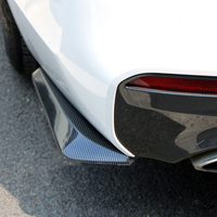 Diffuseur universel de lèvre de pare-chocs arrière de voiture Spoiler fibre de carbone pare-chocs de voiture protecteur de rayures jupe latérale Spoiler Splitter