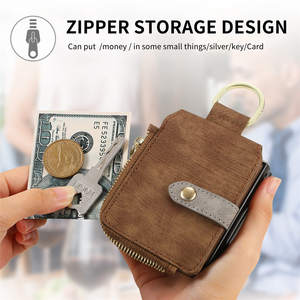 Funda de Teléfono Tipo Cartera con Cierre <span class=keywords><strong>para</strong></span> Samsung <span class=keywords><strong>Galaxy</strong></span> Z Flip 7/6/5/4/3, con Anillo de Soporte, Multifuncional, de Cuero PU, <span class=keywords><strong>para</strong></span> Teléfono Plegable - Product Image 6