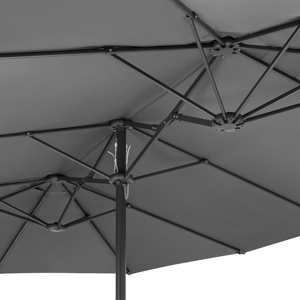 <span class=keywords><strong>Parasol</strong></span> de jardin à double auvent droit <span class=keywords><strong>anti</strong></span>-UV 2,4 m, imperméable, protection solaire, <span class=keywords><strong>parasol</strong></span> de patio - Product Image 3