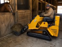 Minipala cingolata compatta T390 con motore da 23 CV e altezza di scarico di 1404 mm per agricoltura, giardinaggio e edilizia