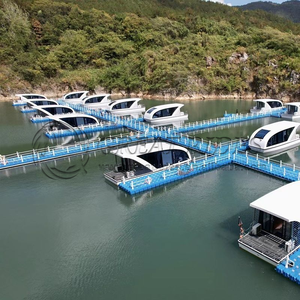 Nuovo stile di vita in vetroresina barca di famiglia utilizzando barca alloggio Wharf barca con <span class=keywords><strong>soggiorno</strong></span> cucina bagno - Product Image 4