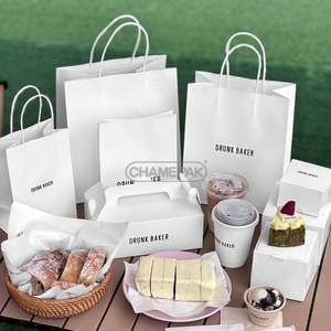 Bolsa de Papel Kraft Personalizada de Grado Alimenticio para Empacar Pan y Postres, Bolsa de Papel para Repostería para Llevar, Impresa con su Propio Logotipo - Product Image 6