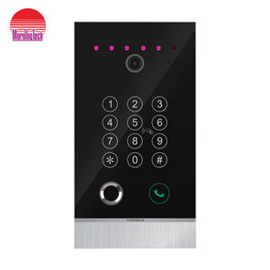 Sistem Interkom Sidik Jari Biometrik, Bel Pintu Luar Ruangan, Sistem Interkom Keypad, Kontrol Akses dengan Kata Sandi, Kartu IC Unlockdoorbell - Product Image 1