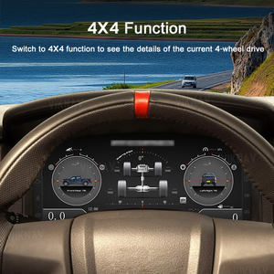 Viknav Xe Đài Phát Thanh Kỹ Thuật Số Cụm Đồng Hồ Tốc Độ Cho Ford F150 2009-2014 Linux Cụ Bảng Điều Khiển Màn Hình Cảm Ứng Thay Thế Bảng Điều Chỉnh - Product Image 5