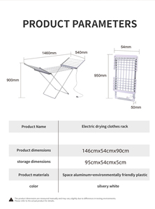 Tendedero Plegable Ahorrador de Espacio, Totalmente de Aleación de Aluminio, para Tiendas de Ropa y Balcones, para Pantalones y Corbatas - Product Image 6