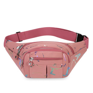 Riñonera informal a la moda, lona portátil y cremallera multifuncional de poliéster duradero para deportes al aire libre, hombres y mujeres - Product Image 1