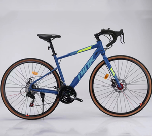 จักรยานเสือหมอบดีไซน์ทันสมัย ระบบเบรกดิสก์คู่ ขายดี รุ่นใหม่ สีเหลือง แดง ขาวธรรมดา สำหรับแข่งขัน  โครงเหล็กแบบกำหนดเอง สำหรับฝึกซ้อม RACE - Product Image 4