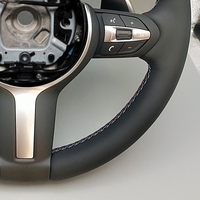 Volant en cuir de série M pour BMW M3 M5 F20 F22 F23 F30 F33 F34 X1 F48 X5 F15 X3 F25 F80 E90 E70 E84 avec palettes