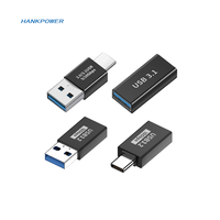 3A Charge Transmission de données Adaptateur secteur pour ordinateur portable 10Gbps Usb A Gen 3.0 vers USB Type C Charge Sync Adaptateur Connecteur