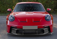 Grille de pare-chocs avant en carbone sec de style OEM parfaitement adaptée pour Porsche 911 992 GT3 2022+