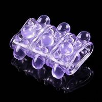 Akstore Ensemble de 3 plugs anaux de luxe au design de bijoux (rose)