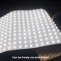 Panneaux lumineux de scène SMD2835, feuilles LED flexibles, haute luminosité, dimmables, pour hôtels, IP20, rétroéclairage, 24V DC
