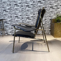 Fauteuil en cuir Master Chief, design moderne, multifonctionnel pour salon, chambre, appartement, usage de loisirs