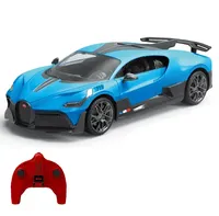 DWI 1:24 2,4G Mini coche de Control remoto Bugatti Divo azul con licencia oficial RC modelo de coche juguetes con luces de trabajo para niños regalos