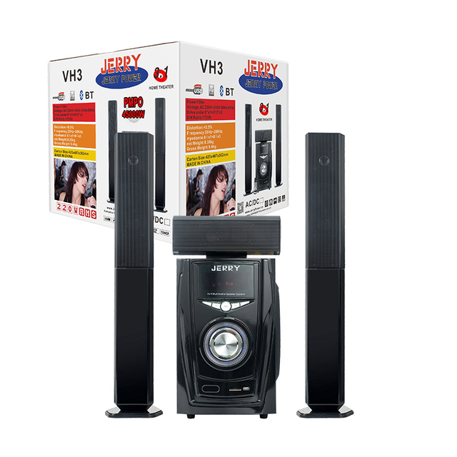 For Factory Hifi Audio 3.1 Wireless Home Theatre System with 4 Wood Speakers for Home