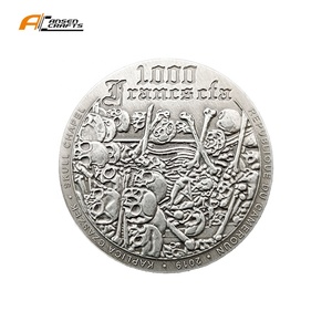 Bonne <span class=keywords><strong>chance</strong></span> têtes queues Vintage Hobo argent planté pièce défi pièce expédition rapide - Product Image 3