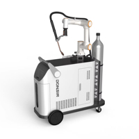 Cobot de soudage laser intelligent DONSIN à 6 axes, soudage rapide, soudure lisse, sans dommages sur le matériau de base, pièces de précision, 12,4 W
