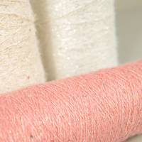 Factory Wholesale 100% Cashmere Yarn+Lurex/Sequin/Bean 2/26NM Ready-Made Custom Fancy Yarn for Luxury Sweater